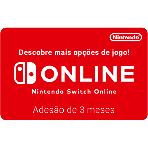 Adesão de 3 meses ao Nintendo Switch Online Adesão de 3 meses ao Nintendo Switch Online